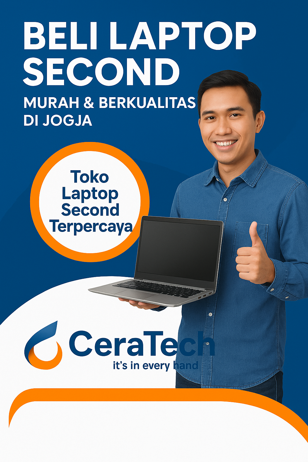 laptop second jogja