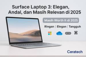 Microsoft Surface Laptop 3 2025 dengan desain elegan dan performa stabil 