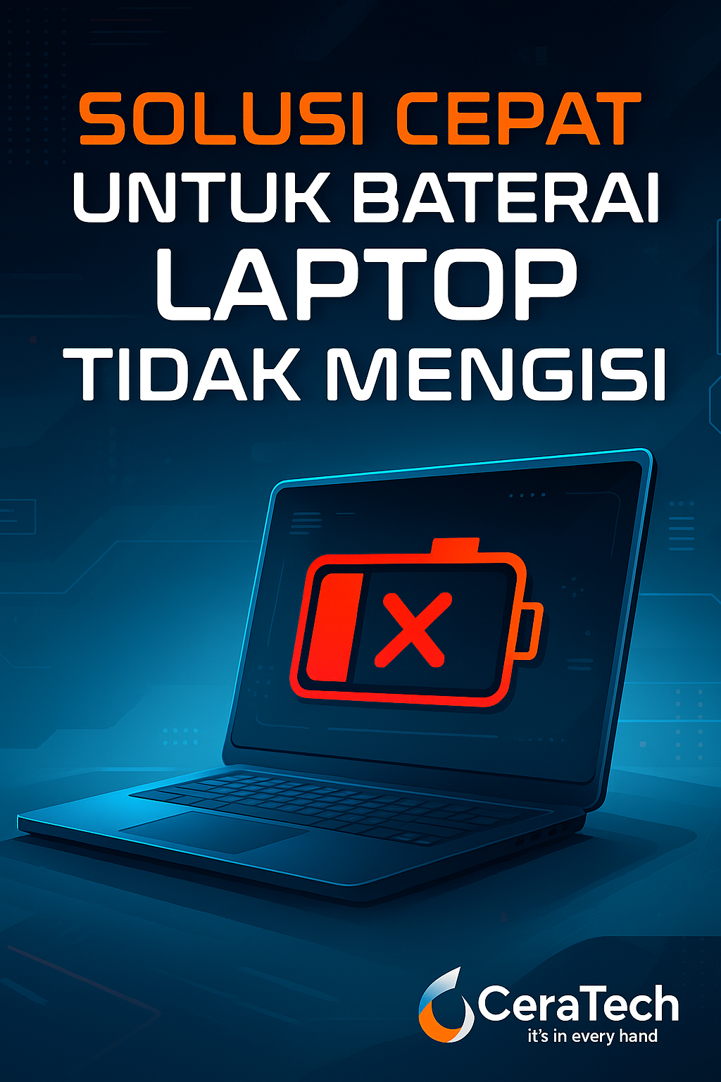 baterai tidak mengisi