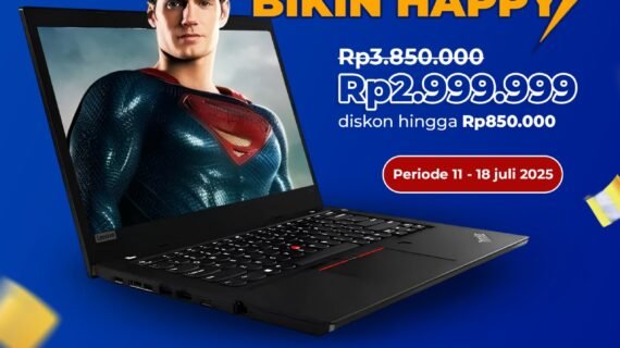 Promo Laptop ThinkPad L490 Juli 2025:Diskon & Bonus Melimpah!
